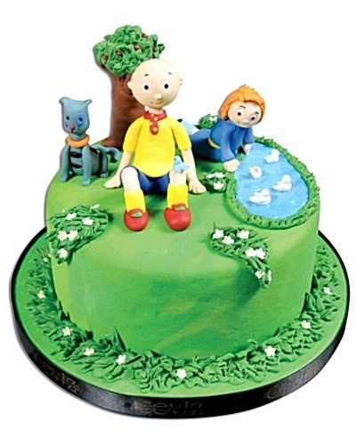 Caillou Doğum Günü Pastası