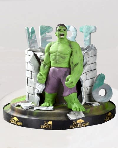 Yeşil Dev Hulk Pastası